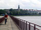 Widok od strony zalewu